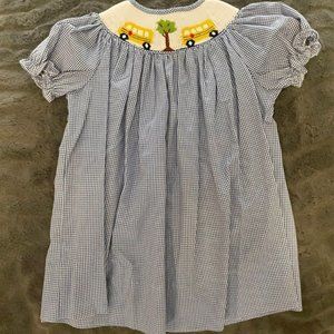 Smocked School Bus Dress